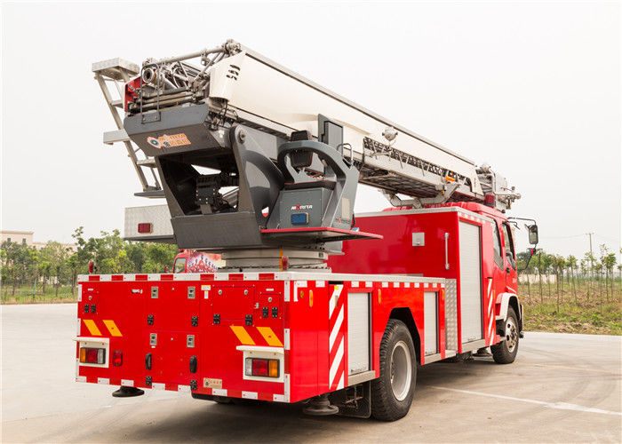 4x2 Drive Four Door Structure 30m Aerial Ladder Fire Truck For High Building