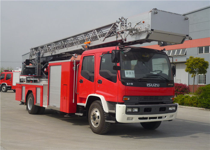 138KW Power Aerial Ladder Platform 30 Meters Fire Truck Equip with Hydraulic Pump
